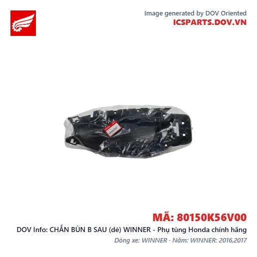 CHẮN BÙN B SAU (dè) WINNER - Phụ tùng Honda chính hãng
