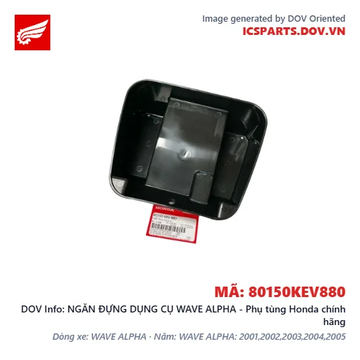 NGĂN ĐỰNG DỤNG CỤ WAVE ALPHA - Phụ tùng Honda chính hãng