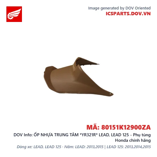 ỐP NHỰA TRUNG TÂM *YR321R* LEAD, LEAD 125 - Phụ tùng Honda chính hãng