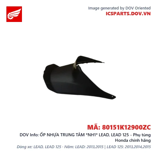 ỐP NHỰA TRUNG TÂM *NH1* LEAD, LEAD 125 - Phụ tùng Honda chính hãng