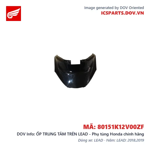 ỐP TRUNG TÂM TRÊN LEAD - Phụ tùng Honda chính hãng