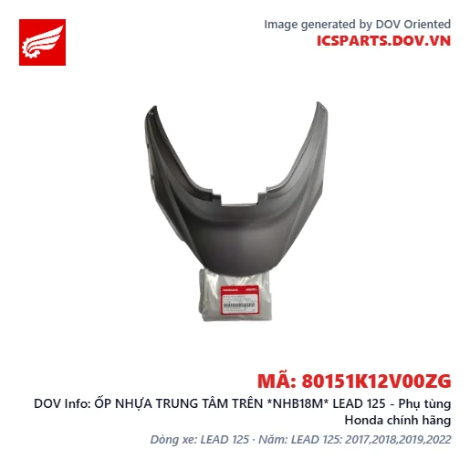 ỐP NHỰA TRUNG TÂM TRÊN *NHB18M* LEAD 125 - Phụ tùng Honda chính hãng