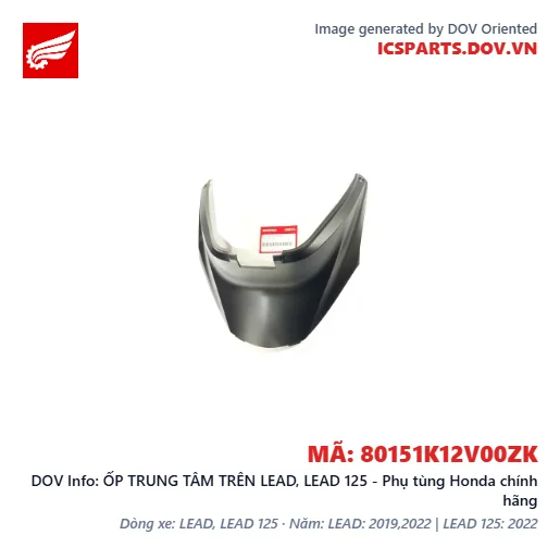 ỐP TRUNG TÂM TRÊN LEAD, LEAD 125 - Phụ tùng Honda chính hãng