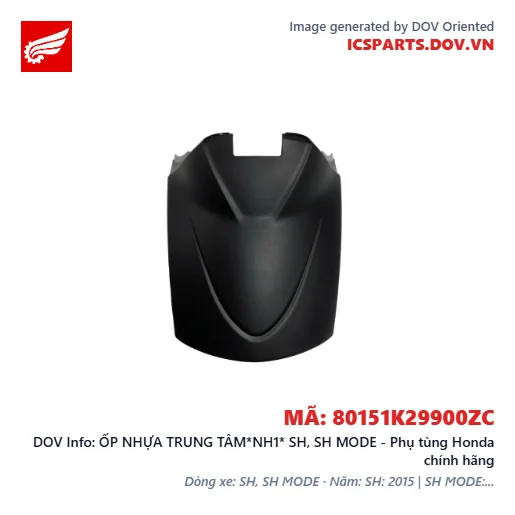 ỐP NHỰA TRUNG TÂM*NH1* SH, SH MODE - Phụ tùng Honda chính hãng