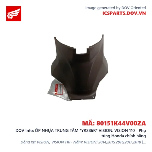 ỐP NHỰA TRUNG TÂM *YR286R* VISION, VISION 110 - Phụ tùng Honda chính hãng