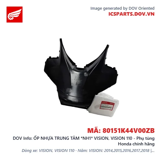 ỐP NHỰA TRUNG TÂM *NH1* VISION, VISION 110 - Phụ tùng Honda chính hãng