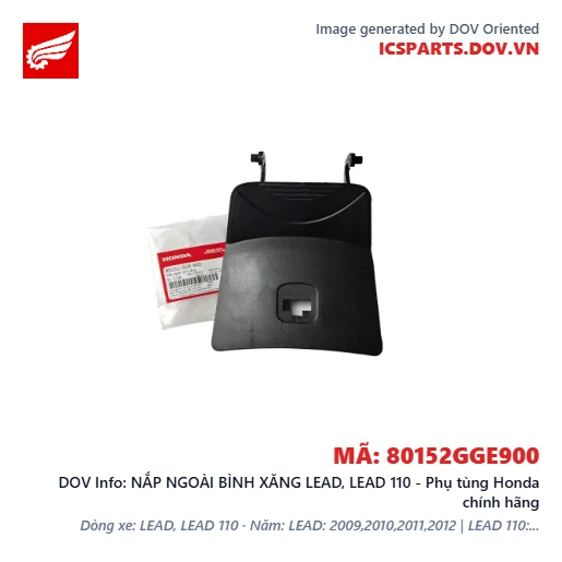 NẮP NGOÀI BÌNH XĂNG LEAD, LEAD 110 - Phụ tùng Honda chính hãng