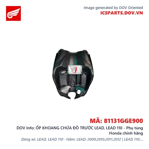 ỐP KHOANG CHỨA ĐỒ TRƯỚC LEAD, LEAD 110 - Phụ tùng Honda chính hãng