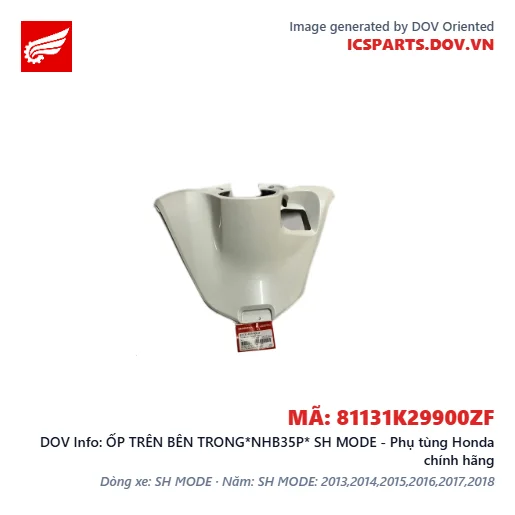ỐP TRÊN BÊN TRONG*NHB35P* SH MODE - Phụ tùng Honda chính hãng