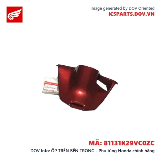 ỐP TRÊN BÊN TRONG - Phụ tùng Honda chính hãng