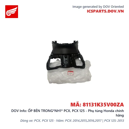 ỐP BÊN TRONG*NH1* PCX, PCX 125 - Phụ tùng Honda chính hãng