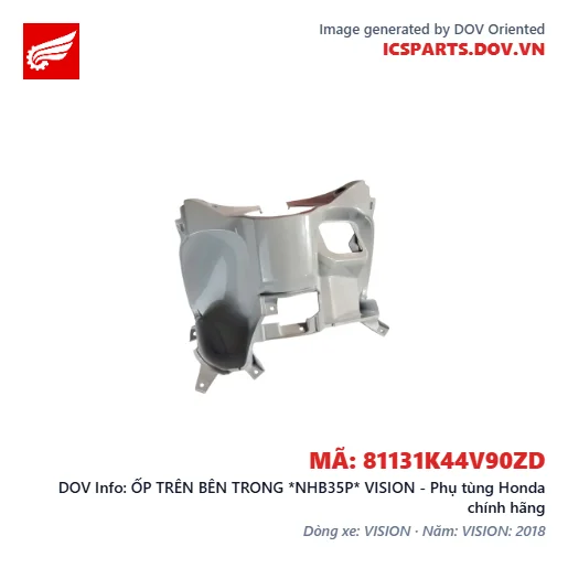 ỐP TRÊN BÊN TRONG *NHB35P* VISION - Phụ tùng Honda chính hãng