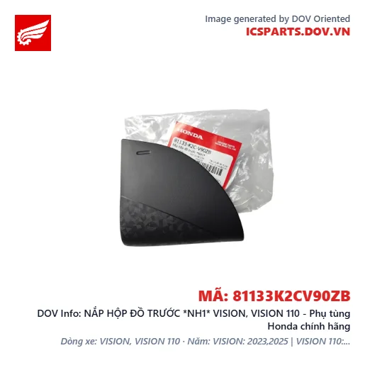 NẮP HỘP ĐỒ TRƯỚC *NH1* VISION, VISION 110 - Phụ tùng Honda chính hãng