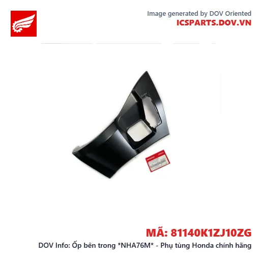 Ốp bên trong *NHA76M* - Phụ tùng Honda chính hãng