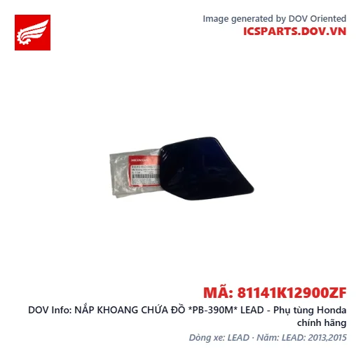 NẮP KHOANG CHỨA ĐỒ *PB-390M* LEAD - Phụ tùng Honda chính hãng