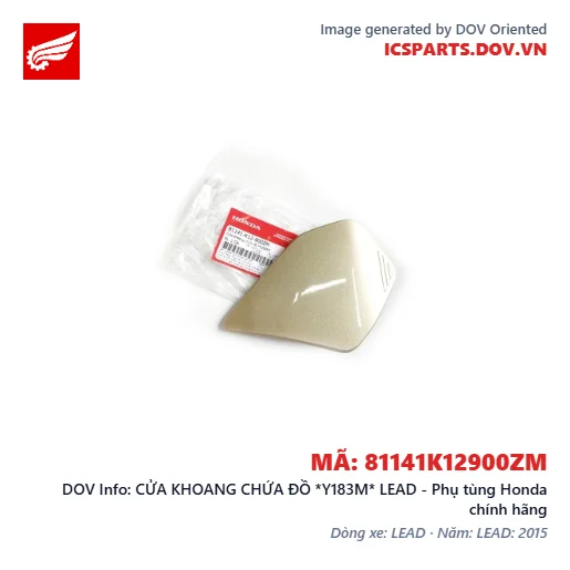 CỬA KHOANG CHỨA ĐỒ *Y183M* LEAD - Phụ tùng Honda chính hãng