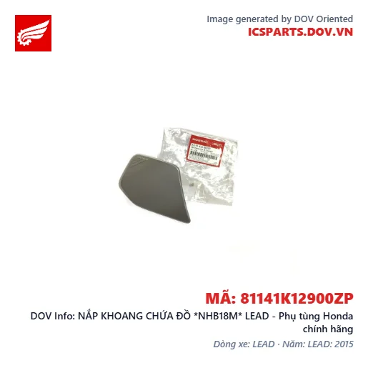 NẮP KHOANG CHỨA ĐỒ *NHB18M* LEAD - Phụ tùng Honda chính hãng