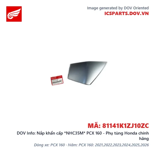 Nắp khẩn cấp *NHC35M* PCX 160 - Phụ tùng Honda chính hãng