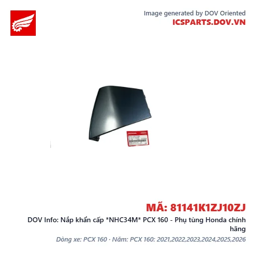 Nắp khẩn cấp *NHC34M* PCX 160 - Phụ tùng Honda chính hãng