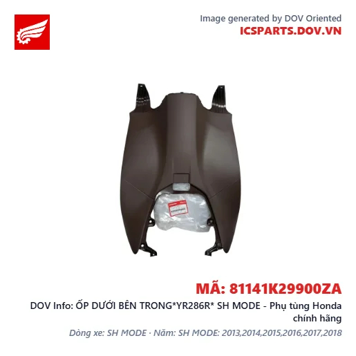ỐP DƯỚI BÊN TRONG*YR286R* SH MODE - Phụ tùng Honda chính hãng