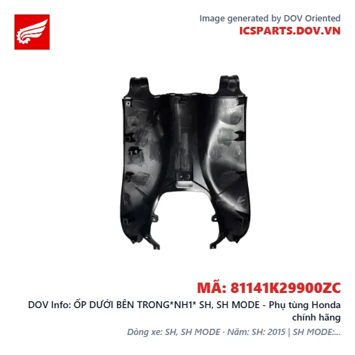 ỐP DƯỚI BÊN TRONG*NH1* SH, SH MODE - Phụ tùng Honda chính hãng