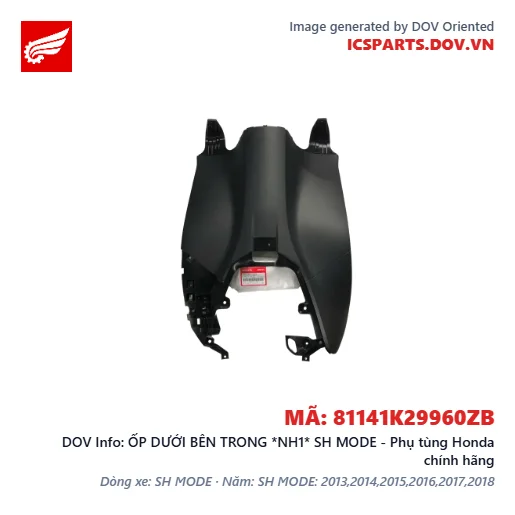 ỐP DƯỚI BÊN TRONG *NH1* SH MODE - Phụ tùng Honda chính hãng