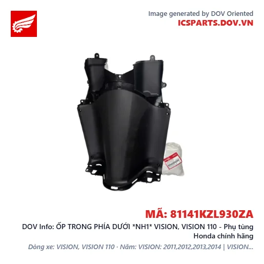 ỐP TRONG PHÍA DƯỚI *NH1* VISION, VISION 110 - Phụ tùng Honda chính hãng