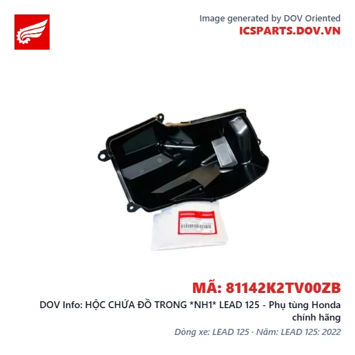 HỘC CHỨA ĐỒ TRONG *NH1* LEAD 125 - Phụ tùng Honda chính hãng