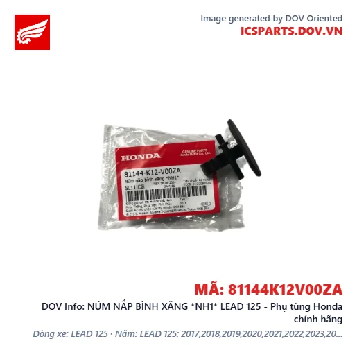 NÚM NẮP BÌNH XĂNG *NH1* LEAD 125 - Phụ tùng Honda chính hãng