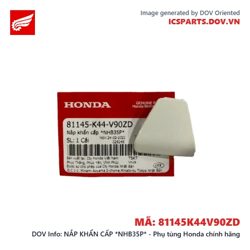 NẮP KHẨN CẤP *NHB35P* - Phụ tùng Honda chính hãng