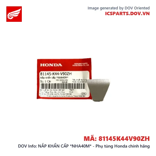 NẮP KHẨN CẤP *NHA40M* - Phụ tùng Honda chính hãng