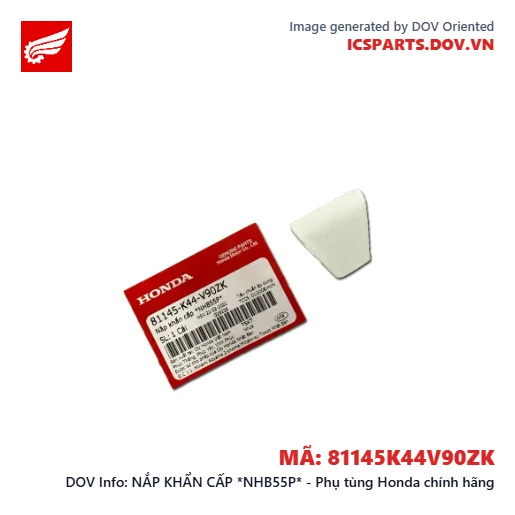 NẮP KHẨN CẤP *NHB55P* - Phụ tùng Honda chính hãng