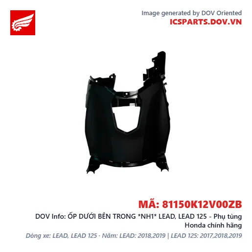 ỐP DƯỚI BÊN TRONG *NH1* LEAD, LEAD 125 - Phụ tùng Honda chính hãng