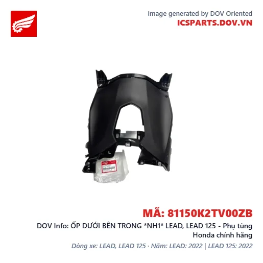 ỐP DƯỚI BÊN TRONG *NH1* LEAD, LEAD 125 - Phụ tùng Honda chính hãng