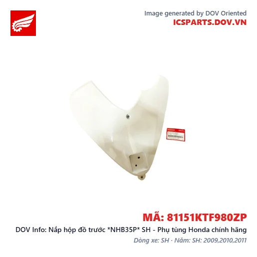 Nắp hộp đồ trước *NHB35P* SH - Phụ tùng Honda chính hãng