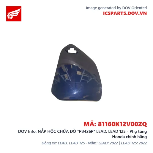 NẮP HỘC CHỨA ĐỒ *PB426P* LEAD, LEAD 125 - Phụ tùng Honda chính hãng