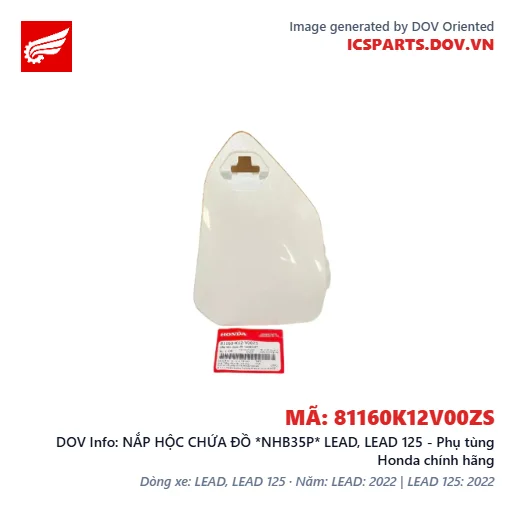 NẮP HỘC CHỨA ĐỒ *NHB35P* LEAD, LEAD 125 - Phụ tùng Honda chính hãng