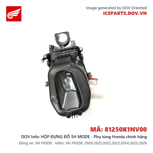 HỘP ĐỰNG ĐỒ SH MODE - Phụ tùng Honda chính hãng