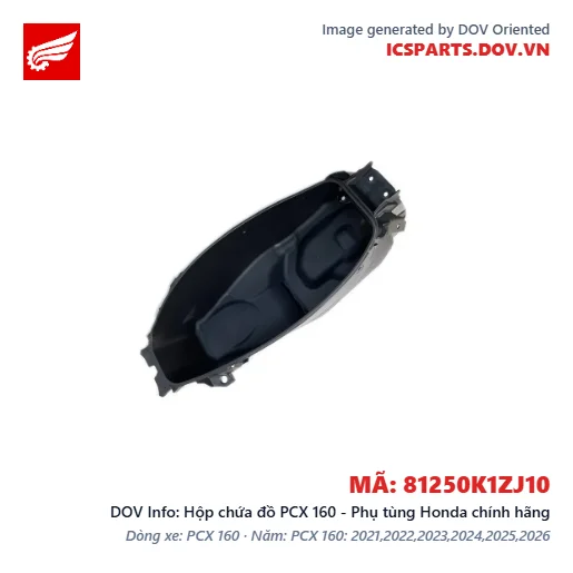 Hộp chứa đồ PCX 160 - Phụ tùng Honda chính hãng