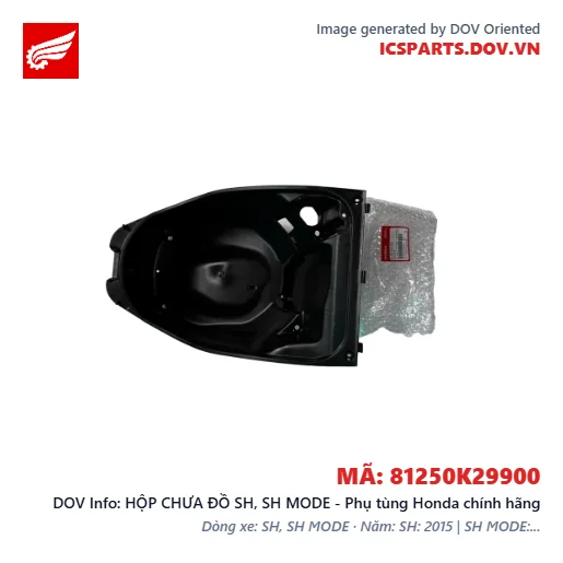 HỘP CHƯA ĐỒ SH, SH MODE - Phụ tùng Honda chính hãng