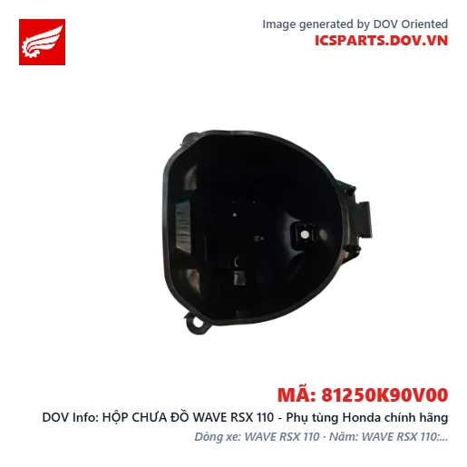HỘP CHƯA ĐỒ WAVE RSX 110 - Phụ tùng Honda chính hãng