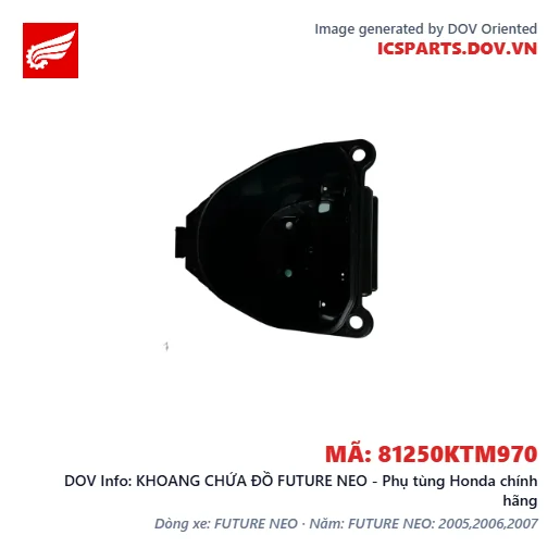 KHOANG CHỨA ĐỒ FUTURE NEO - Phụ tùng Honda chính hãng