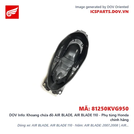 Khoang chứa đồ AIR BLADE, AIR BLADE 110 - Phụ tùng Honda chính hãng
