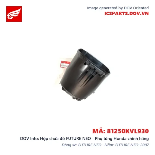 Hộp chứa đồ FUTURE NEO - Phụ tùng Honda chính hãng