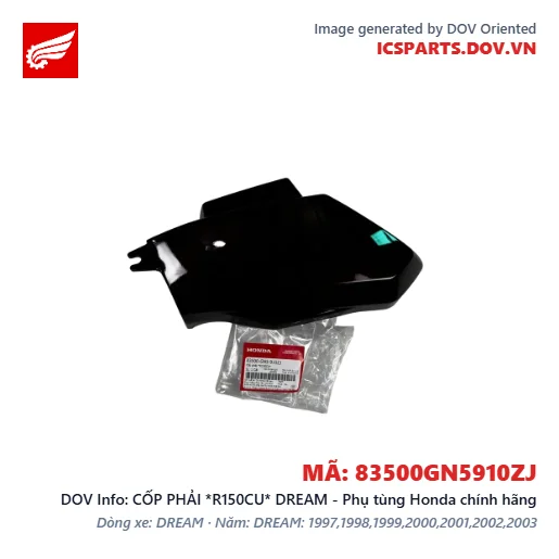 CỐP PHẢI *R150CU* DREAM - Phụ tùng Honda chính hãng