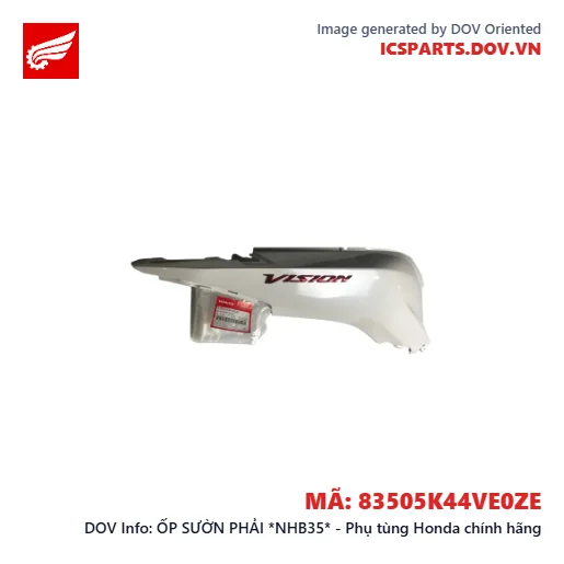 ỐP SƯỜN PHẢI *NHB35* - Phụ tùng Honda chính hãng