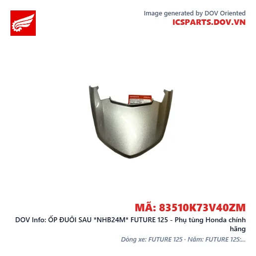 ỐP ĐUÔI SAU *NHB24M* FUTURE 125 - Phụ tùng Honda chính hãng