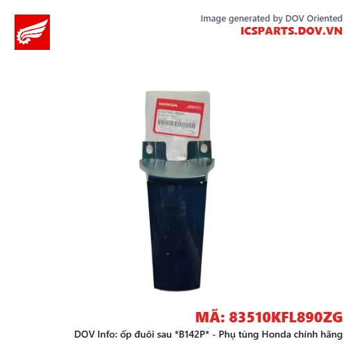 ốp đuôi sau *B142P* - Phụ tùng Honda chính hãng