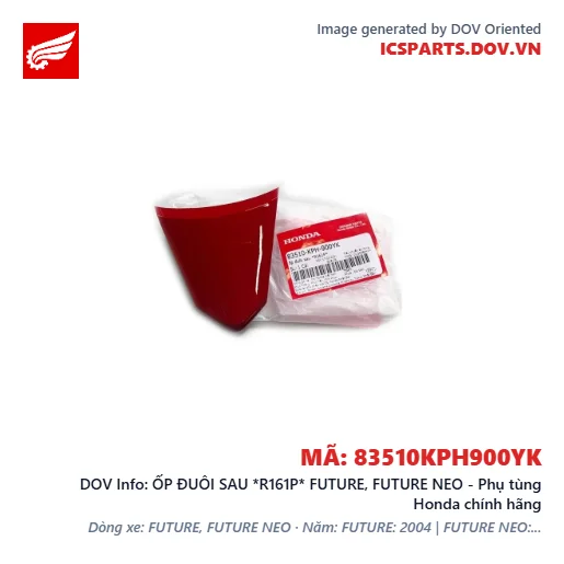 ỐP ĐUÔI SAU *R161P* FUTURE, FUTURE NEO - Phụ tùng Honda chính hãng
