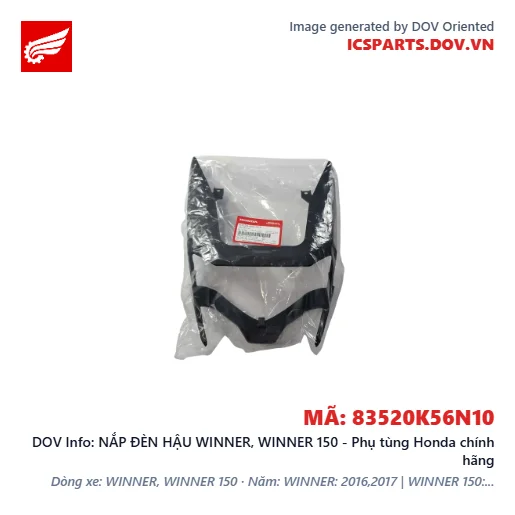 NẮP ĐÈN HẬU WINNER, WINNER 150 - Phụ tùng Honda chính hãng
